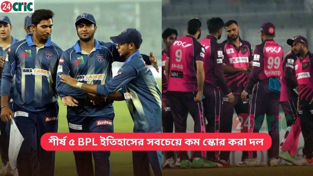 BPL ইতিহাসের সবচেয়ে কম স্কোর