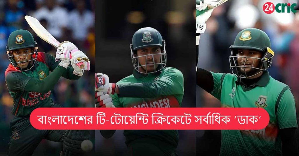 বাংলাদেশের টি-টোয়েন্টি ক্রিকেটে সর্বাধিক ‘ডাক’